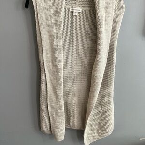 Coldwater Creek Beige Knit Cardigan